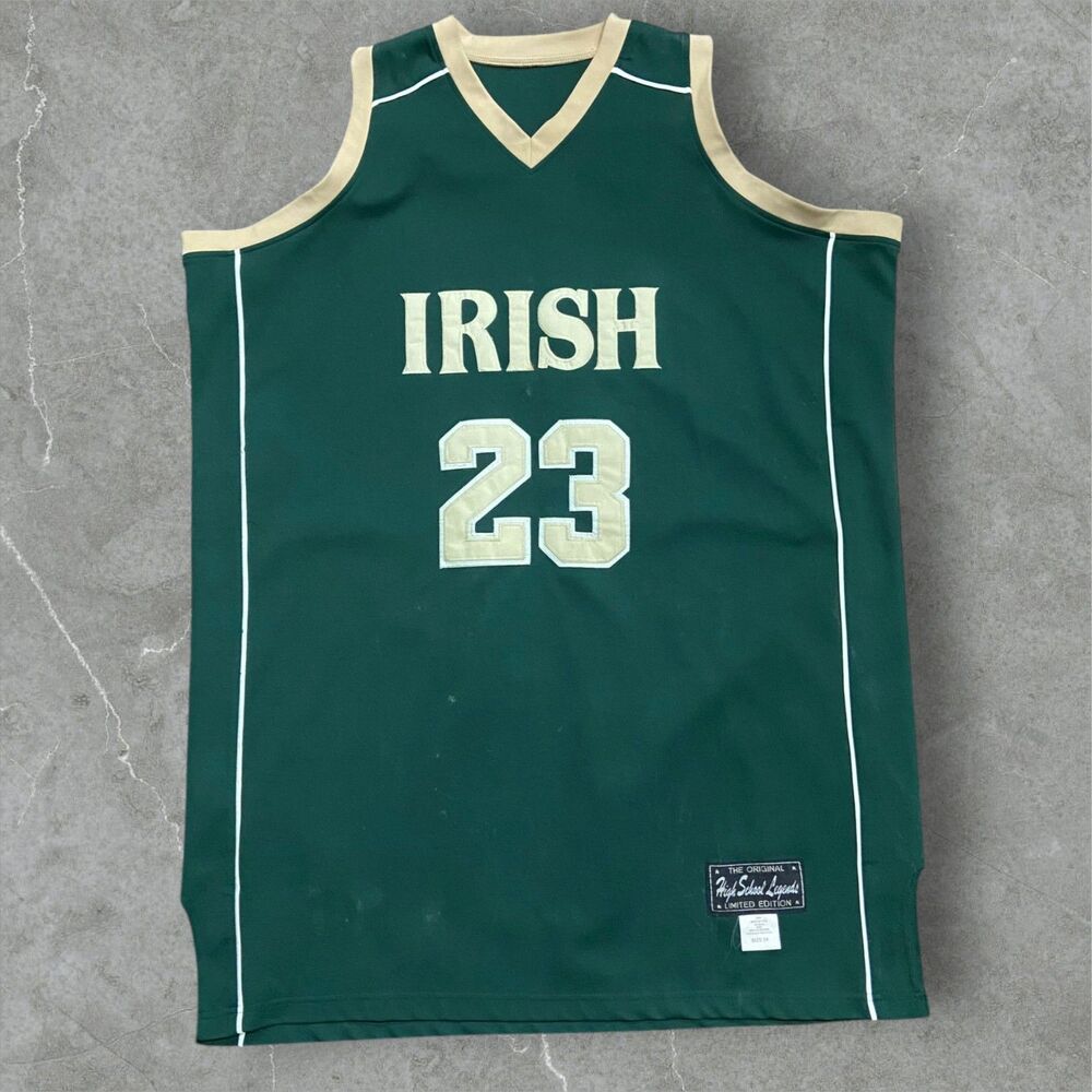 ※激レア/鑑定済み※ レブロン・ジェームズ SVSMユニフォーム NBA High School Legends Vtg LeBron James SVSM Irish Limit… - Gem